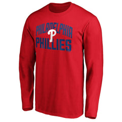 Philadelphia Phillies Father's Day #1 Dad Long Sleeve T-Shirt - MLB