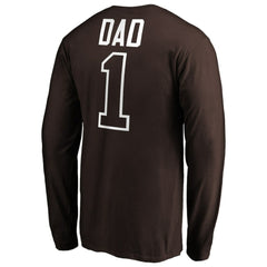 San Diego Padres Father's Day #1 Dad Long Sleeve T-Shirt - MLB