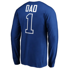Texas Rangers Father's Day #1 Dad Long Sleeve T-Shirt - MLB