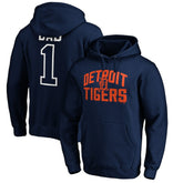 Detroit Tigers Father's Day #1 Dad Pullover Hoodie - MLB