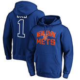 New York Mets Father's Day #1 Dad Pullover Hoodie - MLB