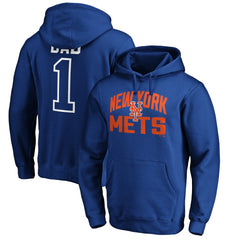 New York Mets Father's Day #1 Dad Pullover Hoodie - MLB