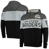 Las Vegas Raiders Starter Extreme Fireballer Pullover Hoodie Heathered Gray/Silver | NFL