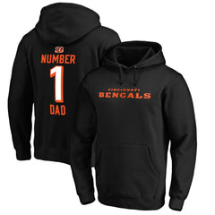 Cincinnati Bengals #1 Dad Pullover Hoodie Black | NFL