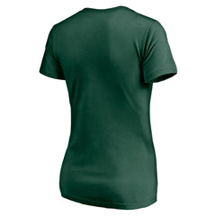 Green Bay Packers Women's Nostalgia V-Neck T-Shirt Green | Fanatics