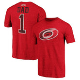 Carolina Hurricanes Greatest Dad Tri-Blend T-Shirt - Red - NHL