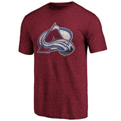 Colorado Avalanche Greatest Dad Tri-Blend T-Shirt - Burgundy - NHL