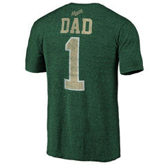 Minnesota Wild Greatest Dad Tri-Blend T-Shirt - Green - NHL