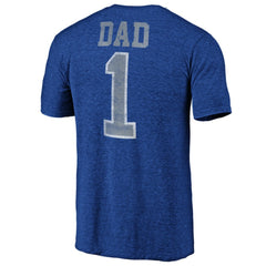Toronto Maple Leafs Greatest Dad Tri-Blend T-Shirt - Blue - NHL