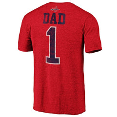 Washington Capitals Greatest Dad Tri-Blend T-Shirt - Red - NHL