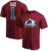 Colorado Avalanche #1 Dad T-Shirt - Burgundy - NHL
