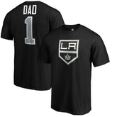 Los Angeles Kings #1 Dad T-Shirt - Black - NHL