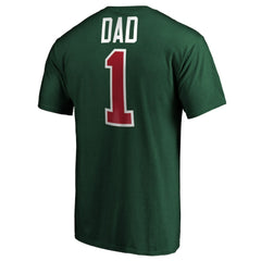 Minnesota Wild #1 Dad T-Shirt - Green - NHL
