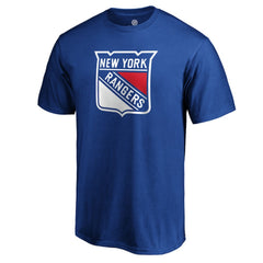 New York Rangers #1 Dad Logo T-Shirt - Blue - NHL