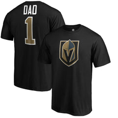 Vegas Golden Knights #1 Dad T-Shirt - Black - NHL