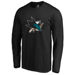 San Jose Sharks #1 Dad Long Sleeve T-Shirt - Black - NHL