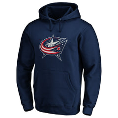 Columbus Blue Jackets #1 Dad Pullover Hoodie - Navy - NHL