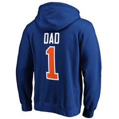New York Islanders #1 Dad Pullover Hoodie - Royal - NHL