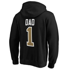 Vegas Golden Knights #1 Dad Pullover Hoodie - Black - NHL