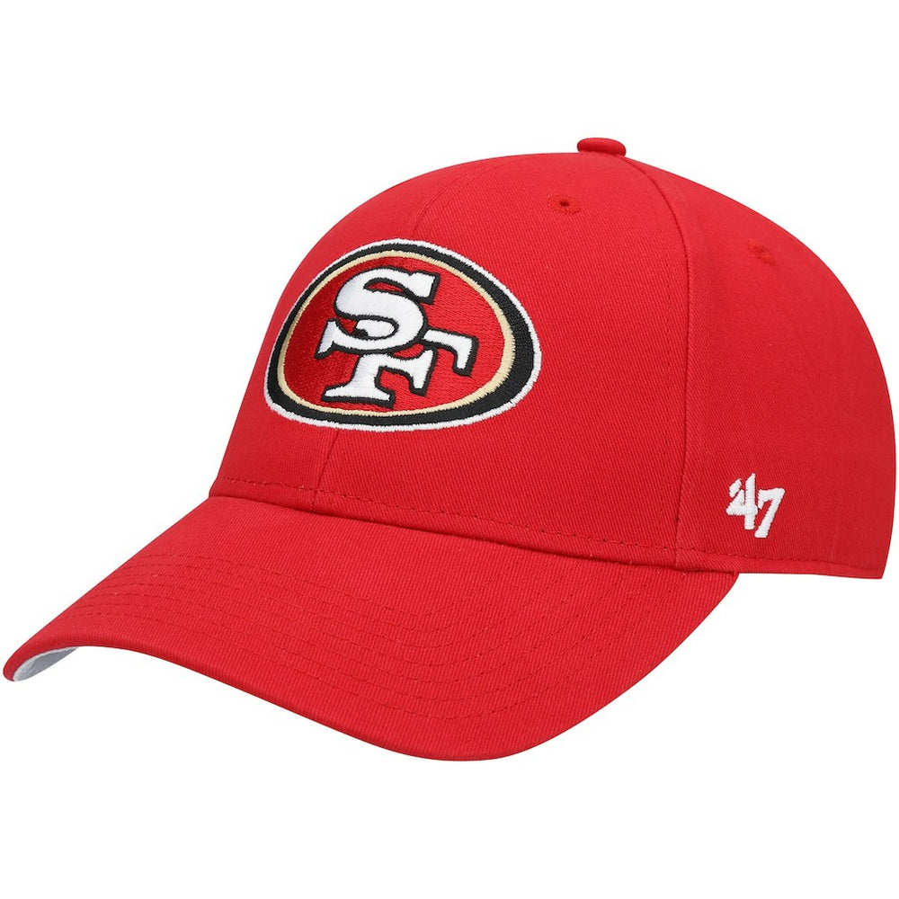 San Francisco 49ers '47 Youth Basic MVP Adjustable Hat Scarlet | 47 brand