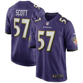 Bart Scott Baltimore Ravens Game Retired Player Jersey Purple | Nike for Sale