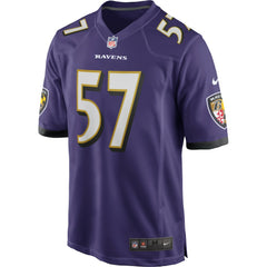 Bart Scott Baltimore Ravens Game Retired Player Jersey Purple | Nike for Sale