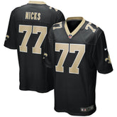 Carl Nicks New Orleans Saints Game Retired Player Jersey Black | Nike for Sale