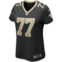 Carl Nicks New Orleans Saints Women's Game Retired Player Jersey Black | Nike for Sale