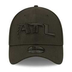 Atlanta Falcons New Era Black On Black Alternate Logo 39THIRTY Flex Hat | NFL