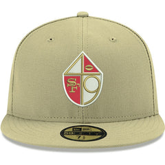San Francisco 49ers New Era Omaha Throwback 59FIFTY Fitted Hat Gold | NFL