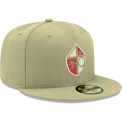 San Francisco 49ers New Era Omaha Throwback 59FIFTY Fitted Hat Gold | NFL