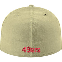 San Francisco 49ers New Era Omaha Throwback 59FIFTY Fitted Hat Gold | NFL