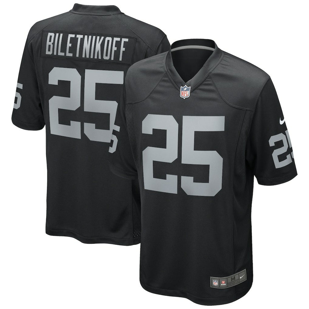 Fred Biletnikoff Las Vegas Raiders Game Retired Player Jersey Black | Nike for Sale