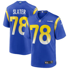 Jackie Slater Los Angeles Rams Game Retired Player Jersey Royal | Nike for Sale
