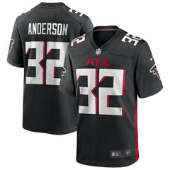 Jamal Anderson Atlanta Falcons Game Retired Player Jersey Black | Nike for Sale