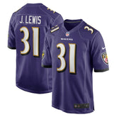 Jamal Lewis Baltimore Ravens Game Retired Player Jersey Purple | Nike for Sale