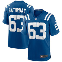 Jeff Saturday Indianapolis Colts Game Retired Player Jersey Royal | Nike for Sale