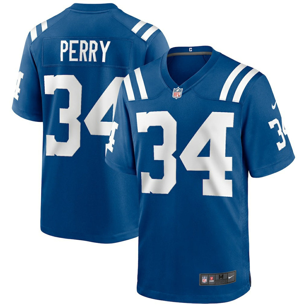 Joe Perry Indianapolis Colts Game Retired Player Jersey Royal | Nike for Sale