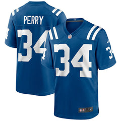 Joe Perry Indianapolis Colts Game Retired Player Jersey Royal | Nike for Sale