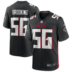 Keith Brooking Atlanta Falcons Game Retired Player Jersey Black | Nike for Sale