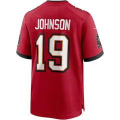 Keyshawn Johnson Tampa Bay Buccaneers Game Retired Player Jersey Red | Nike for Sale
