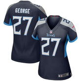 Eddie George Tennessee Titans Women's Game Retired Player Jersey Navy | Nike for Sale