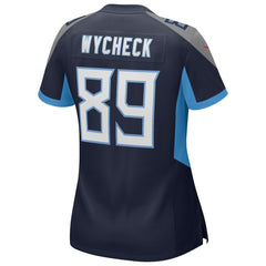 Frank Wycheck Tennessee Titans Women's Game Retired Player Jersey Navy | Nike for Sale