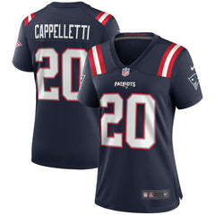 Gino Cappelletti New England Patriots Women's Game Retired Player Jersey Navy | Nike for Sale
