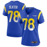 Jackie Slater Los Angeles Rams Women's Game Retired Player Jersey Royal | Nike for Sale