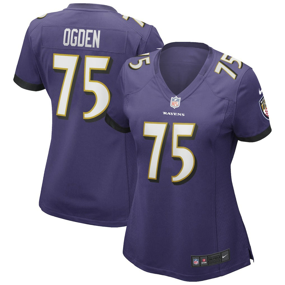 Jonathan Ogden Baltimore Ravens Women's Game Retired Player Jersey Purple | Nike for Sale