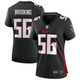 Keith Brooking Atlanta Falcons Women's Game Retired Player Jersey Black | Nike for Sale