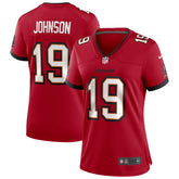 Keyshawn Johnson Tampa Bay Buccaneers Women's Game Retired Player Jersey Red | Nike for Sale