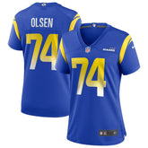 Merlin Olsen Los Angeles Rams Women's Game Retired Player Jersey Royal | Nike for Sale