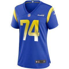 Merlin Olsen Los Angeles Rams Women's Game Retired Player Jersey Royal | Nike for Sale
